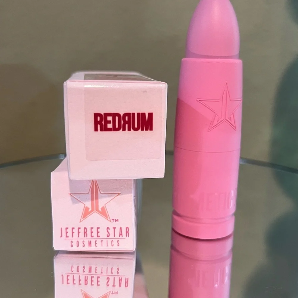 Jeffree Star Velvet Trap lipstick in color Redrum. New!